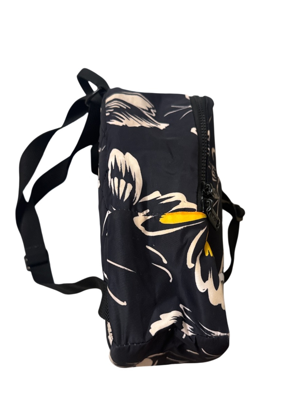 Adidas Logo Mini Black Nylon Backpack with Butterfly Accents - Picture 4 of 7